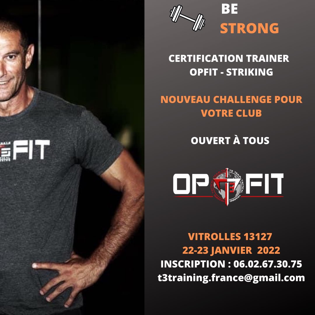 You are currently viewing OPFIT-STRIKING TRAINER CERTIFICATION – VITROLLES (13) FRANCE
